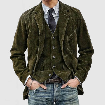 Miles - Conjunto de Blazer y Chaleco Vintage con Estilo