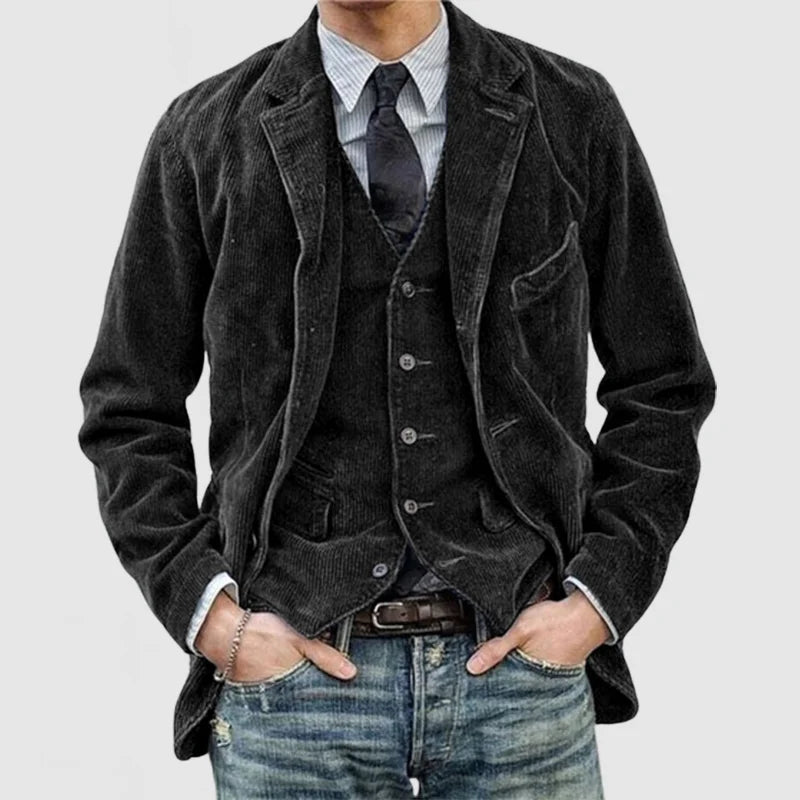 Miles - Conjunto de Blazer y Chaleco Vintage con Estilo